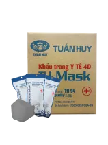 Khẩu Trang Y Tế KF94 Tuấn Huy Xám